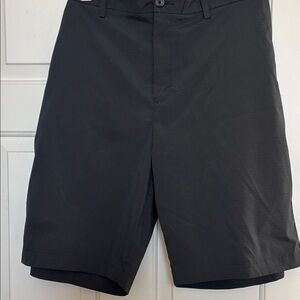 Men's dark grey with small blue check